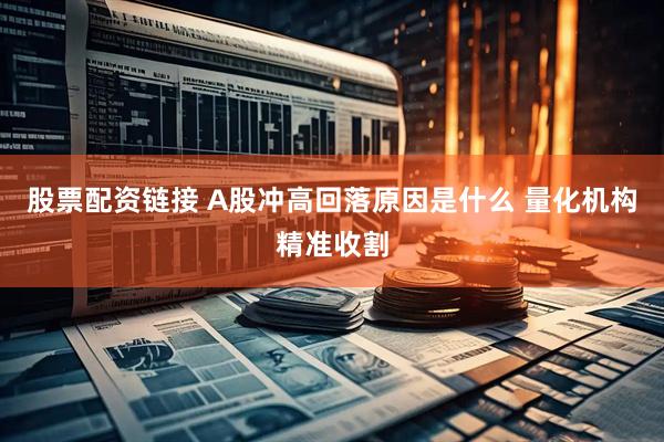 股票配资链接 A股冲高回落原因是什么 量化机构精准收割