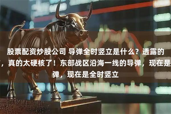 股票配资炒股公司 导弹全时竖立是什么？透露的这个细节，真的太硬核了！东部战区沿海一线的导弹，现在是全时竖立